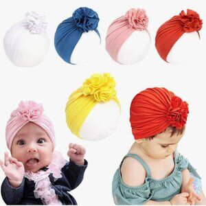 5 newborn headwraps